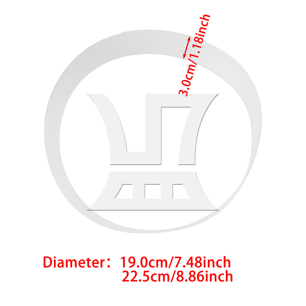 BQLZR 1pc Washing Machine Buffer Ring, 21002026, Suitable For Washing Machine Repair