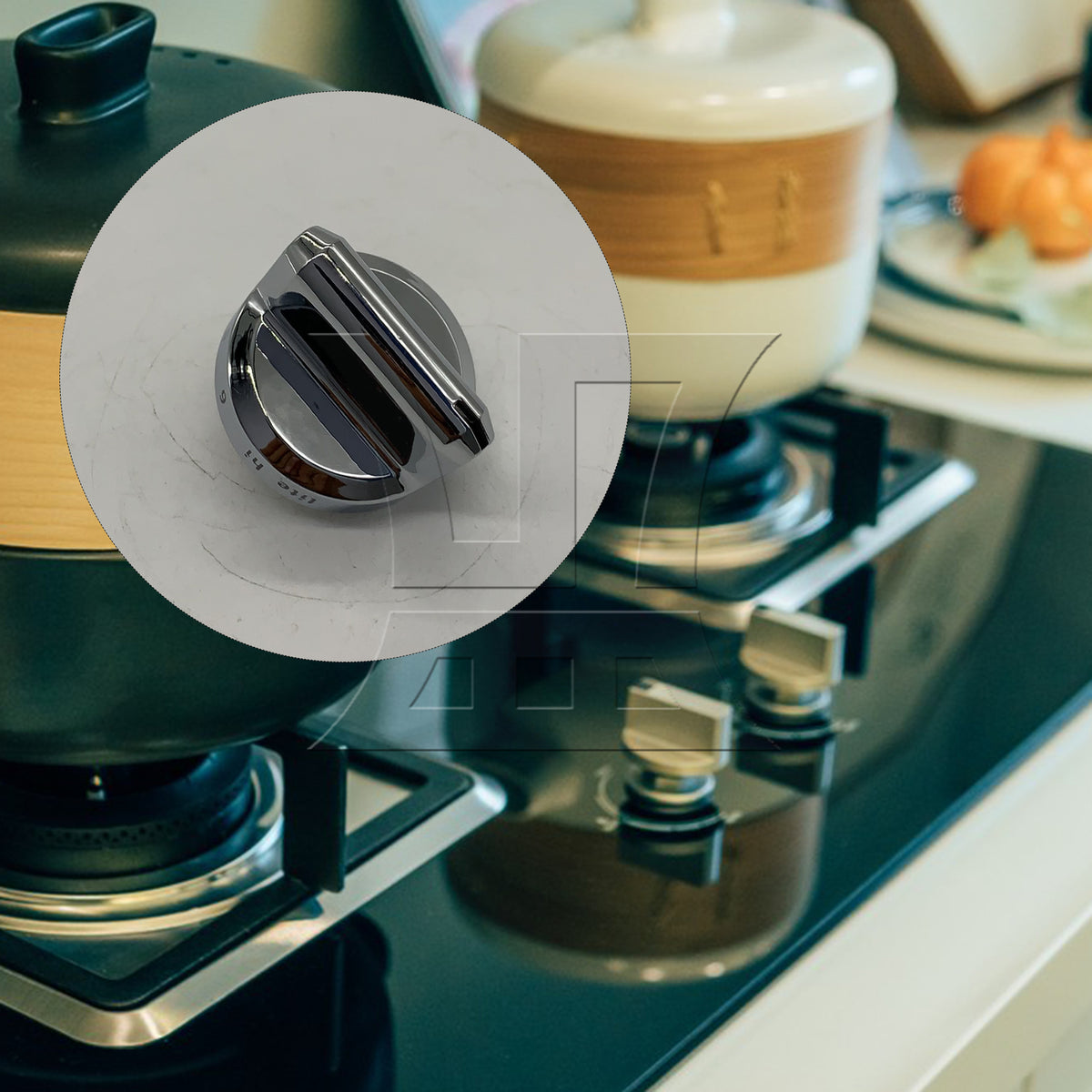BQLZR 1pc Stoves Control Knob 5304502763 Zinc Alloy Stoves Metal Button