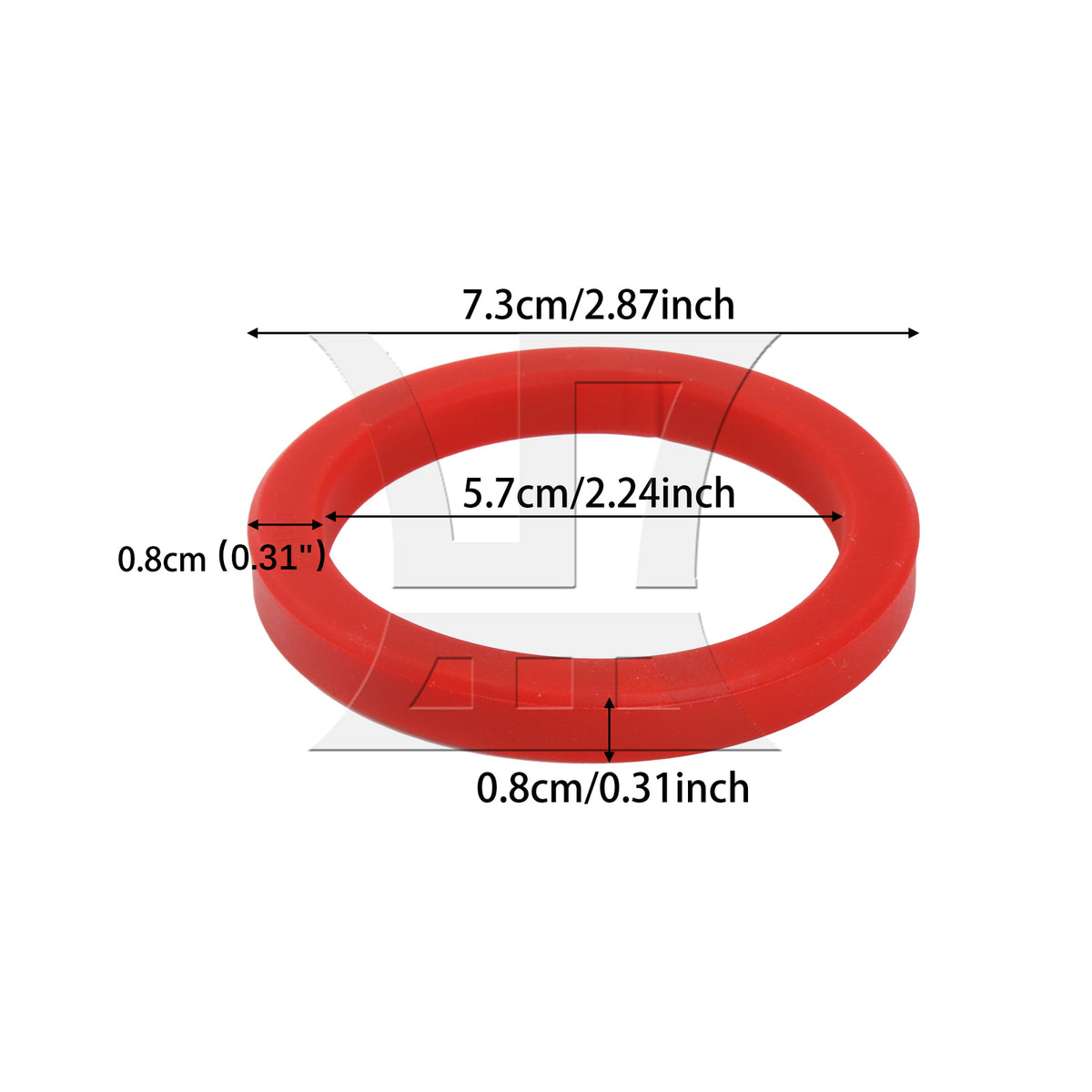 BQLZR 1pc Coffee Machine Brewing Gasket Seal Ring Red Coffee Machine Silicone O-Ring Sealing Ring Gasket