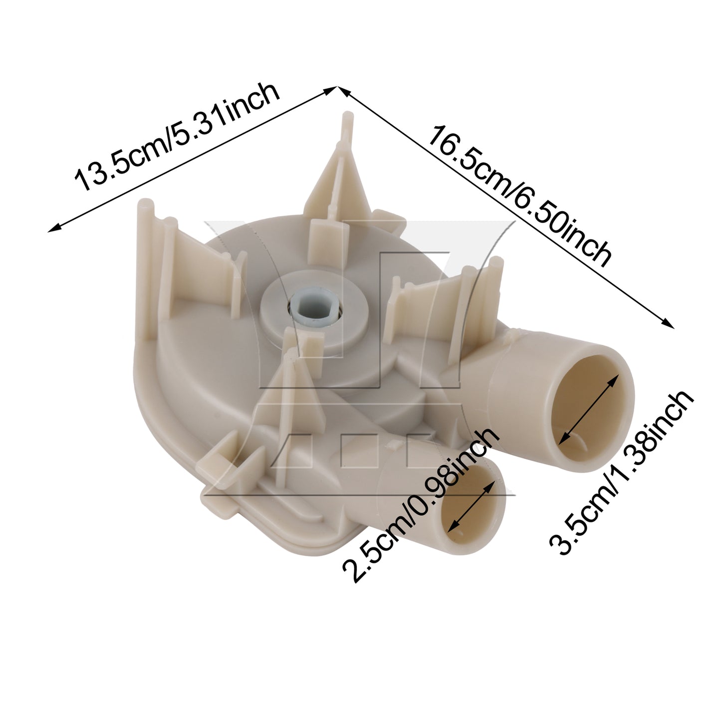 BQLZR Washing Machine Drainage Pump, Part Number 3363394