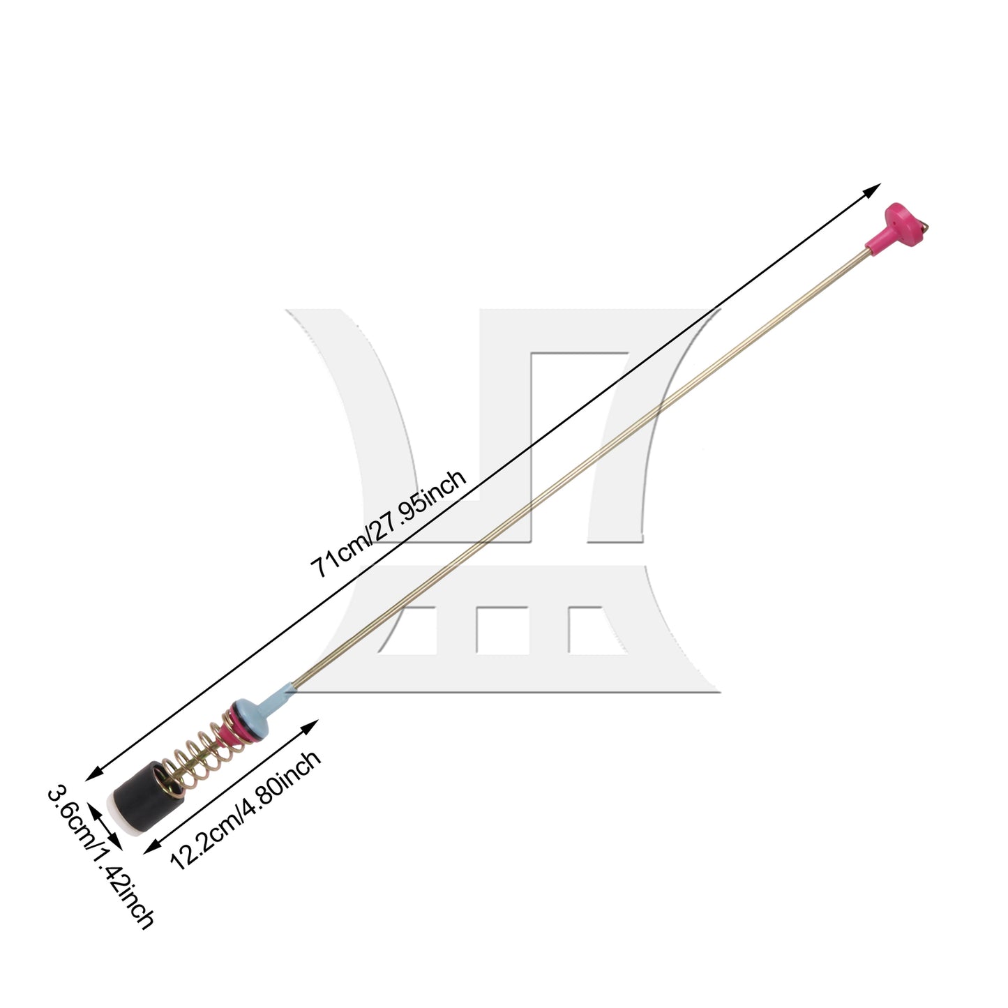 BQLZR Washer Suspension Rod, Part Number 00071611