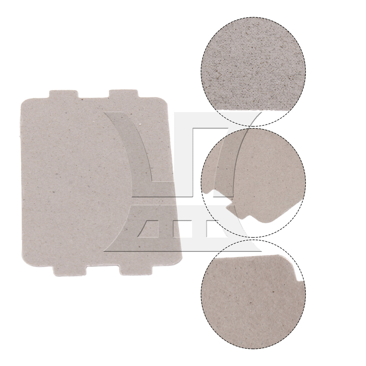 BQLZR 1pc Microwave Heat-Insulated Mica Tablets, Suitable for Diy Repair Of Household Appliances