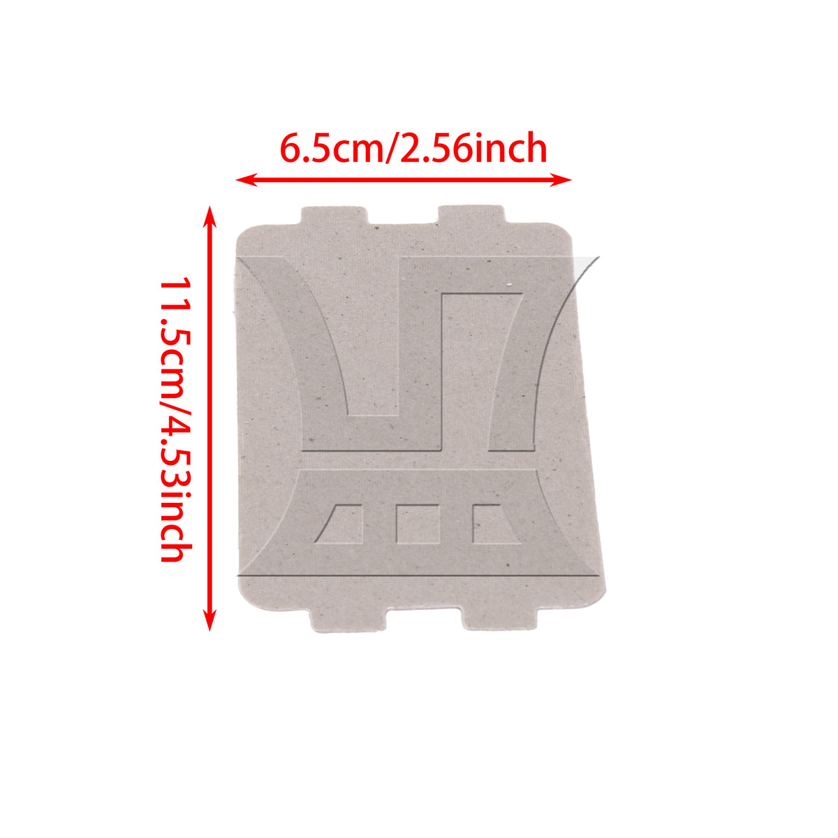 BQLZR 1pc Microwave Heat-Insulated Mica Tablets, Suitable for Diy Repair Of Household Appliances