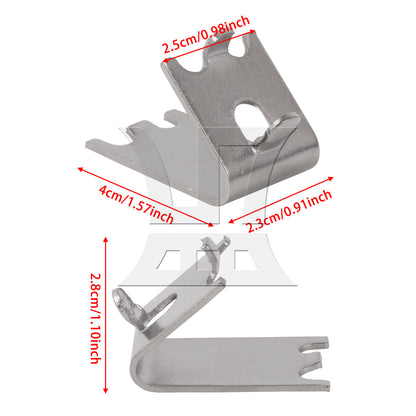 BQLZR 1pc Freezer Shelf Clip 920158 Household Appliance Repair Refrigerator Partition Clamp