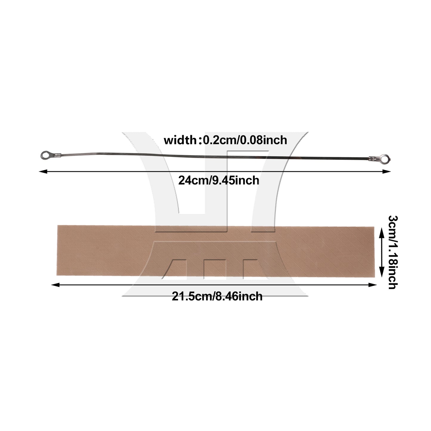 BQLZR 1pc Impulse Sealer Heating Strip 1pc High Temperature Tape for Vacuum Sealer