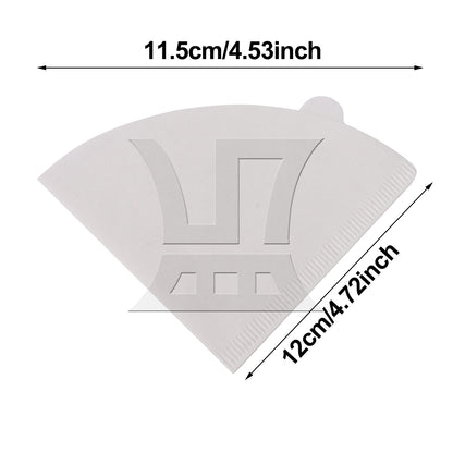 BQLZR 1pc Coffee Filters Suitable for Household Coffee Machines