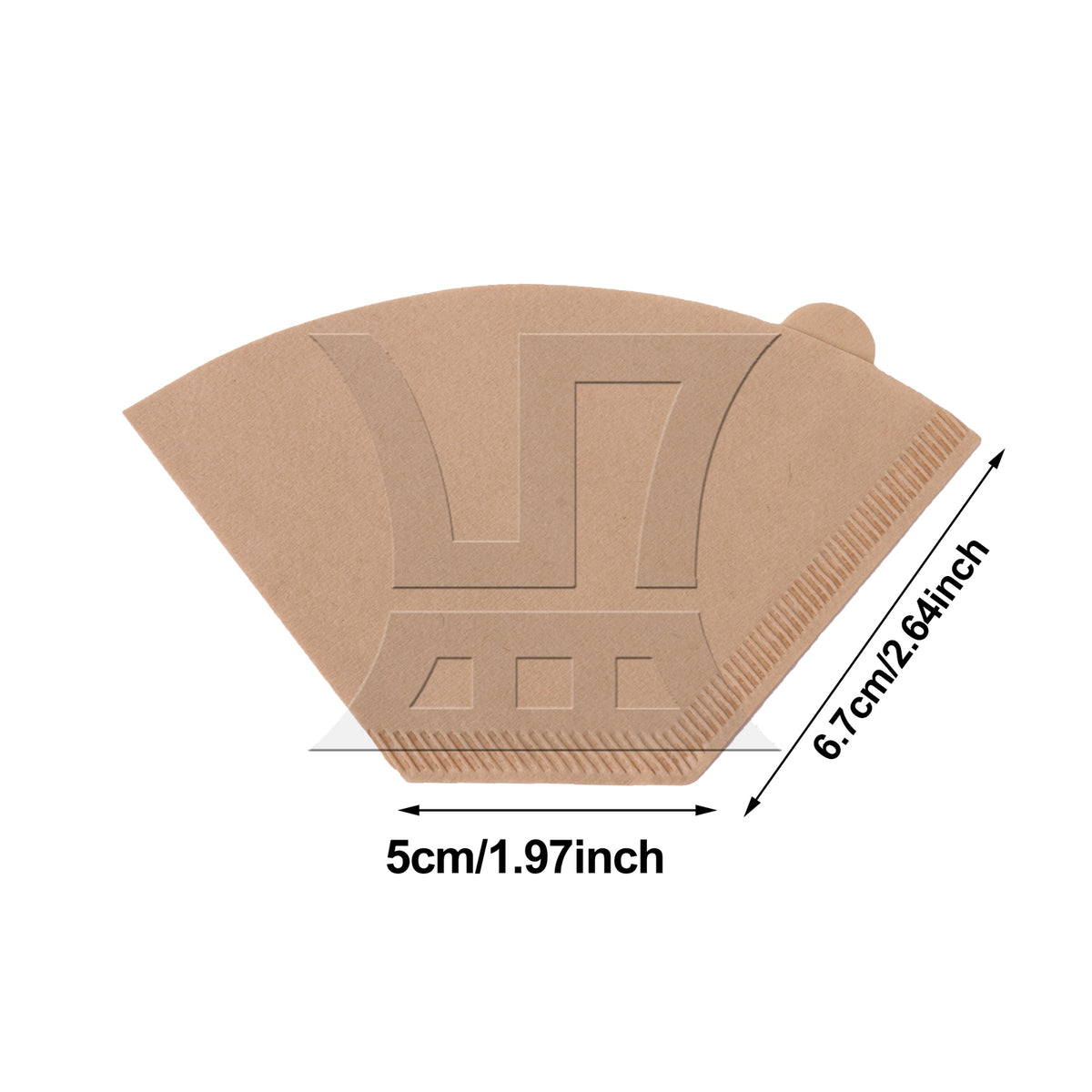 BQLZR 1pc Coffee Filters Suitable for Household Coffee Machines