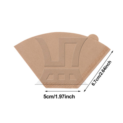 BQLZR 1pc Coffee Filters Suitable for Household Coffee Machines