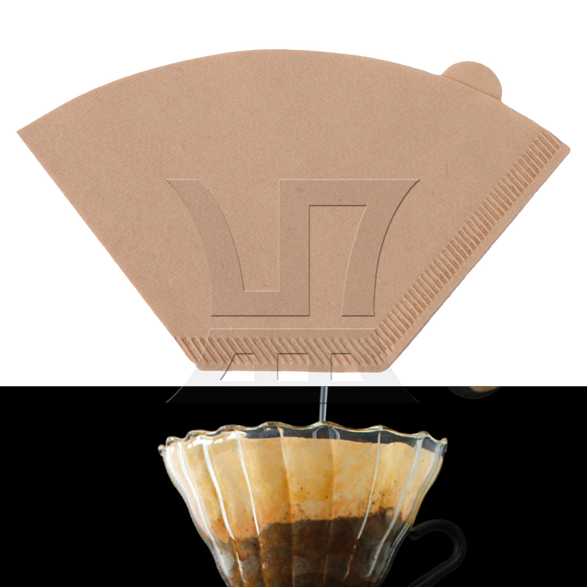 BQLZR 1pc Coffee Filters Suitable for Household Coffee Machines