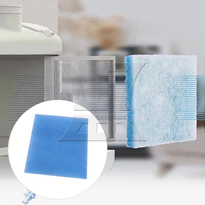 BQLZR 1pc Indoor Dryer Vent Filter Blue And White for Household Appliances