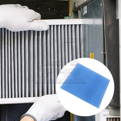 BQLZR 1pc Indoor Dryer Vent Filter Blue And White for Household Appliances
