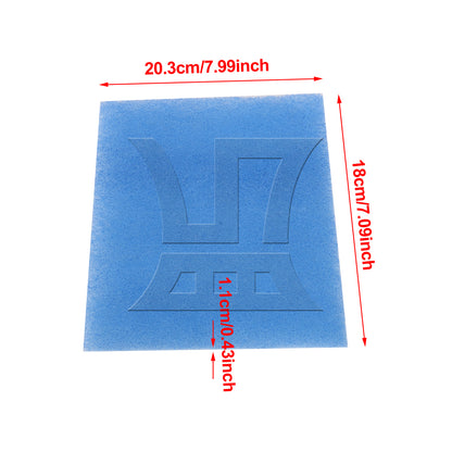 BQLZR 1pc Indoor Dryer Vent Filter Blue And White for Household Appliances