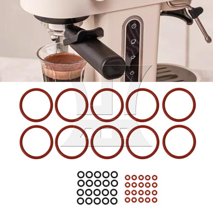 BQLZR 50pcs Coffee Machine Sealing Gasket Applicable To 13531 13422