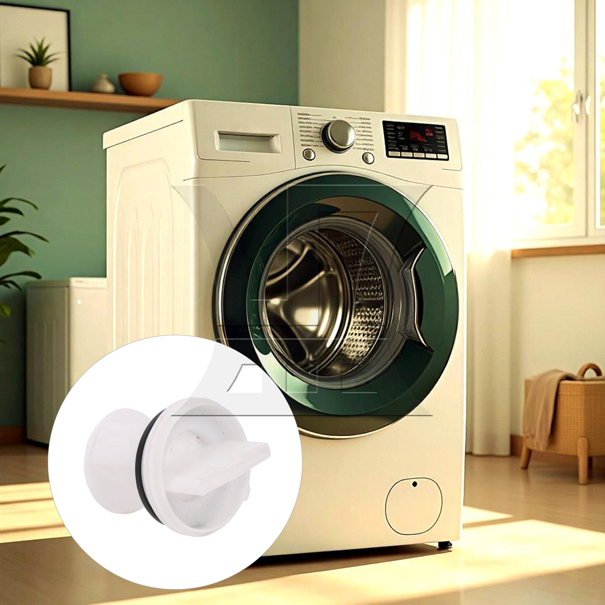 BQLZR 1pc Washing Machine Drain Seal Cover White for Ensuring Long-Lasting Performance of The Washing Machine