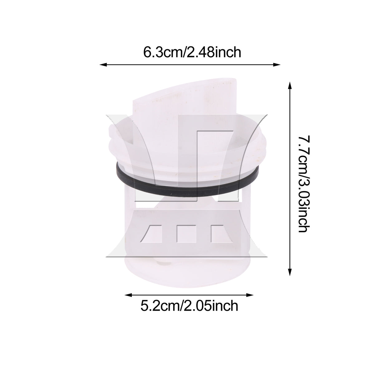 BQLZR 1pc Washing Machine Drain Seal Cover White for Ensuring Long-Lasting Performance of The Washing Machine