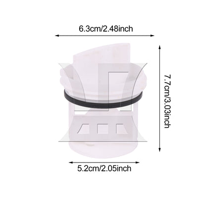 BQLZR 1pc Washing Machine Drain Seal Cover White for Ensuring Long-Lasting Performance of The Washing Machine