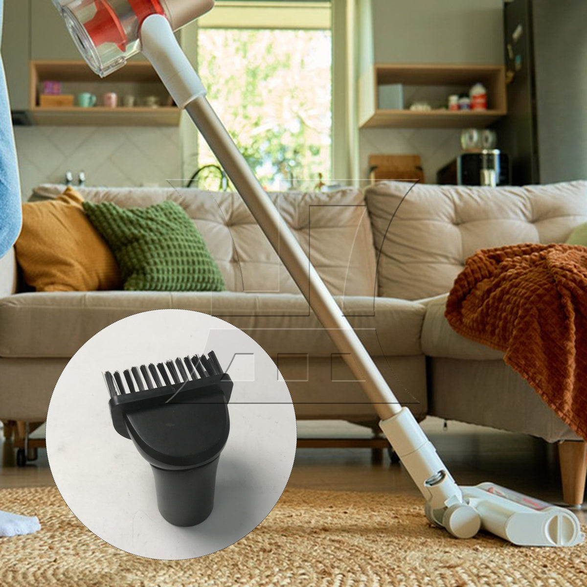BQLZR 1pc Vacuum Brush Replacement Inner Diameter 32mm for Keyboard Cleaning Vacuum Sweepers Accessories