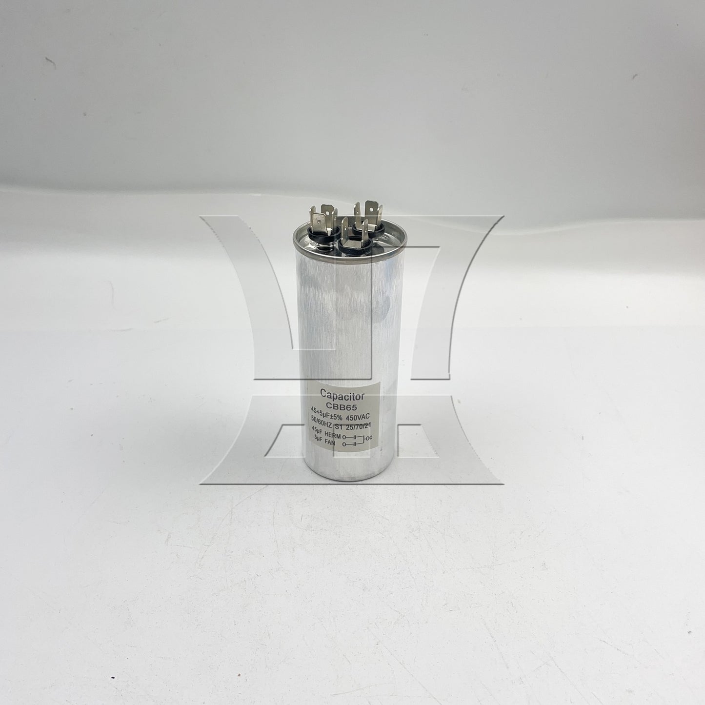 BQLZR 1pc Air Conditioning Compressor Starting Capacitor CBB65 450v 45+5uf for Central Air Conditioning