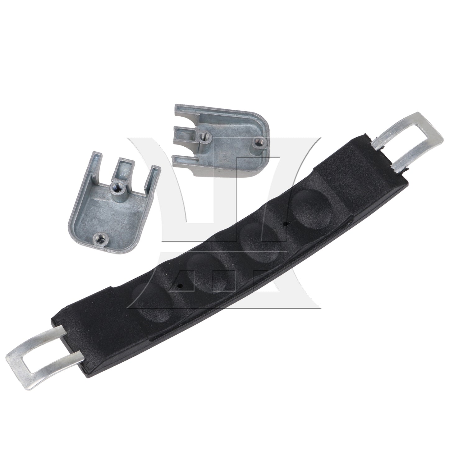 BQLZR Plastic Suitcase Luggage Handle Replacement with Mounts & Screws Black B018