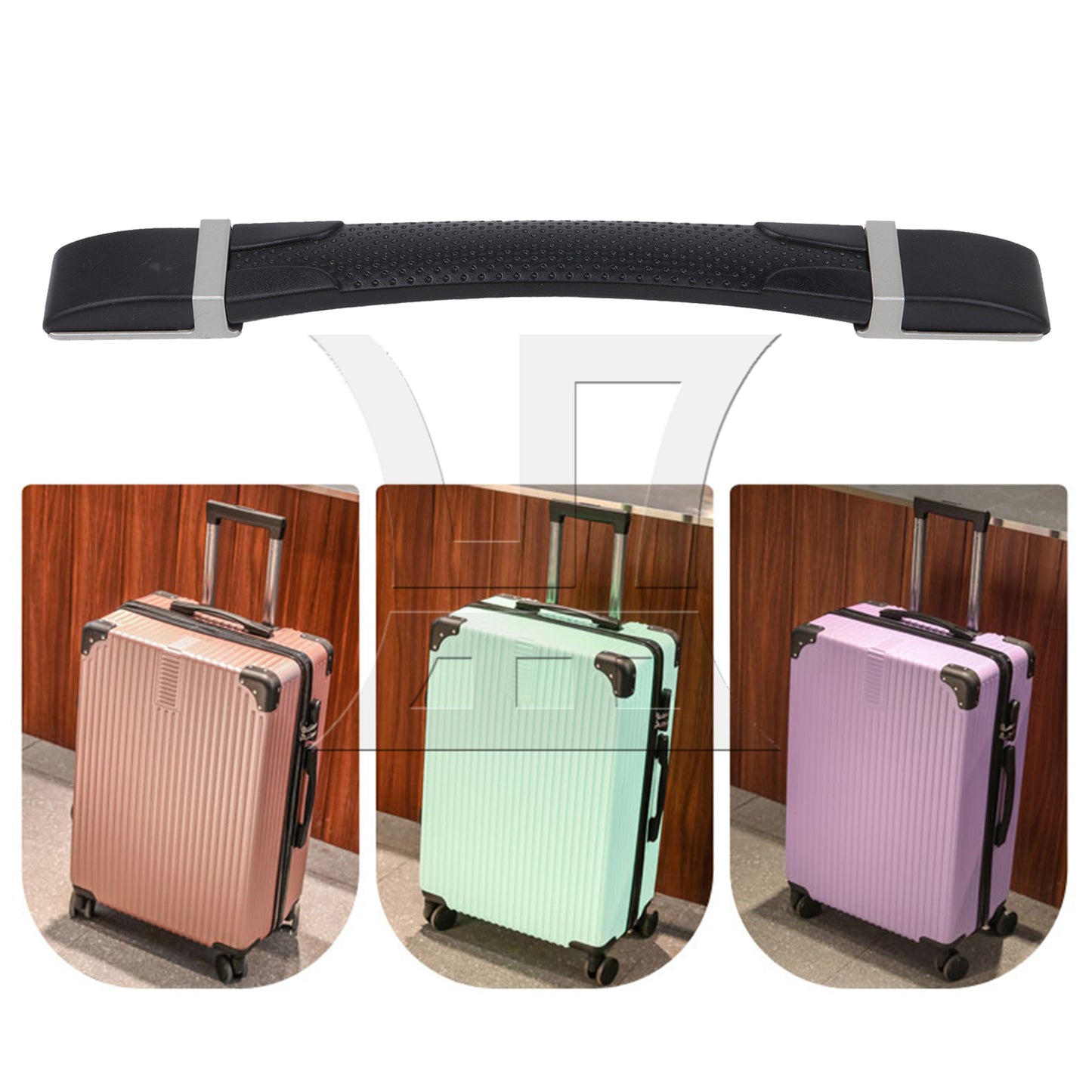 BQLZR Spare Strap Grip Handle Replacement 10.43inch for Suitcase Luggage Black B120