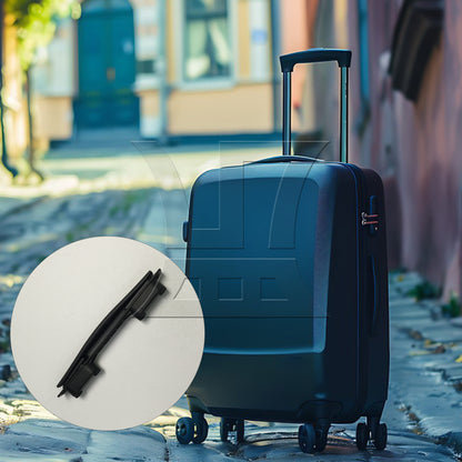 BQLZR Luggage Handle Replacement Flexible Spare Grip 9.25inch w/ Screws B113 Black