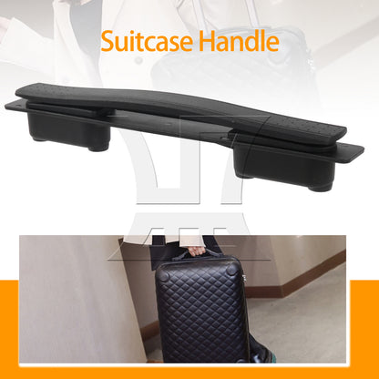 BQLZR Black Suitcase Luggage Strap Handle Plastic Pull Grip 8.46inch Length w/ Screw