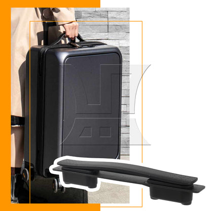 BQLZR Black Suitcase Luggage Strap Handle Plastic Pull Grip 8.46inch Length w/ Screw