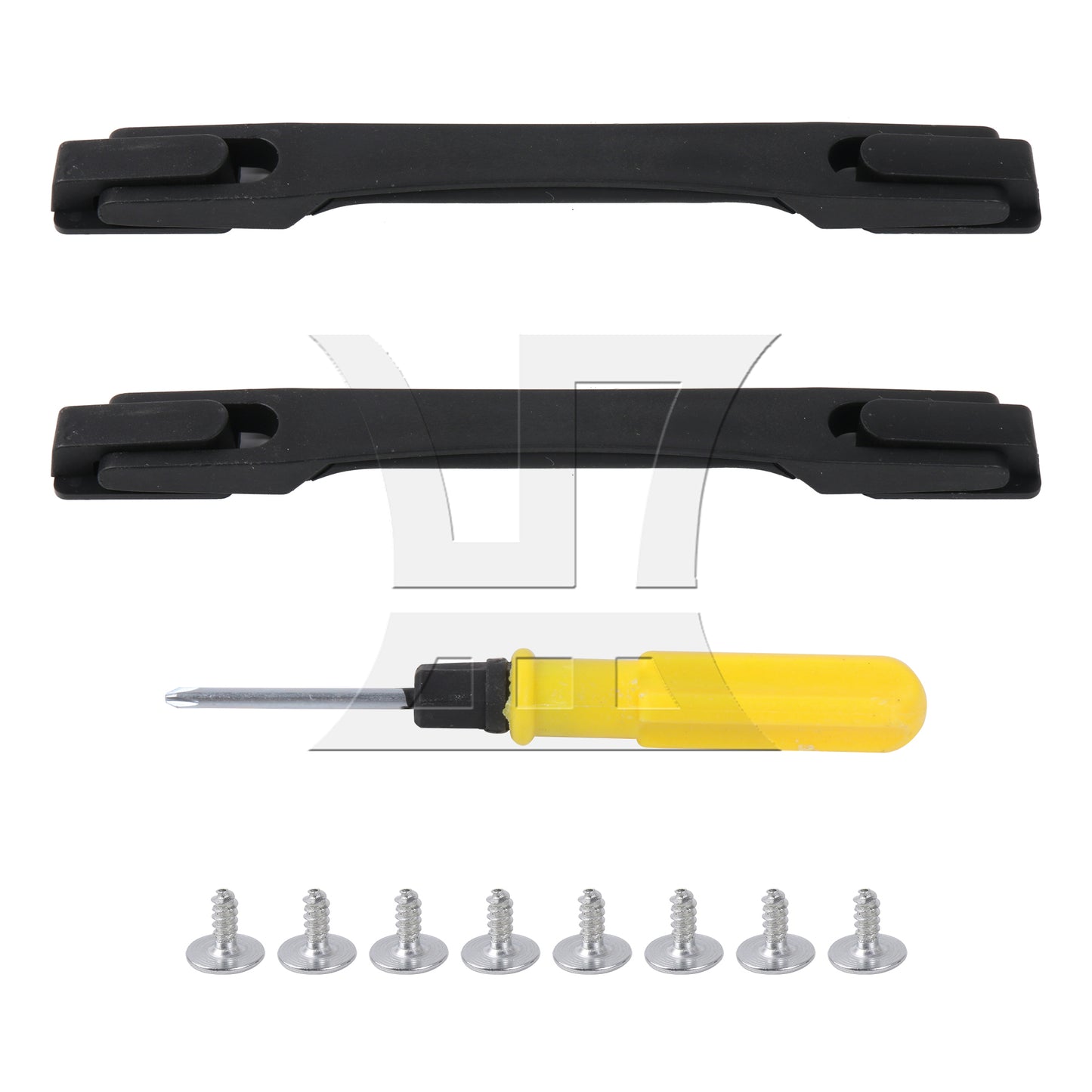 BQLZR 2Pieces Replacement Luggage Suitcase Handle Carry Strap Grip 6001 Black 225mm