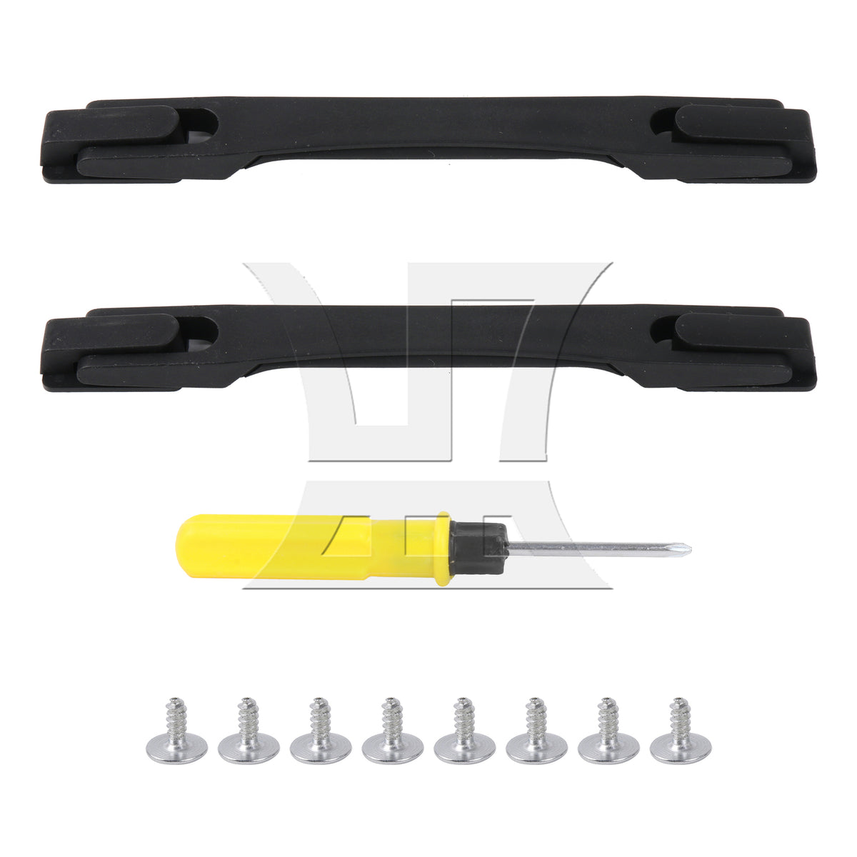 BQLZR Luggage Handle Replacement Flexible Spare Grip 9.25inch w/ Screws B113 Black