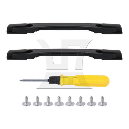 BQLZR 2Pieces Replacement Luggage Suitcase Handle Carry Strap Grip 6001 Black 225mm