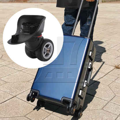 BQLZR W042S Swivel Caster Wheels Right Plastic & Metal with Screwdriver for Luggage