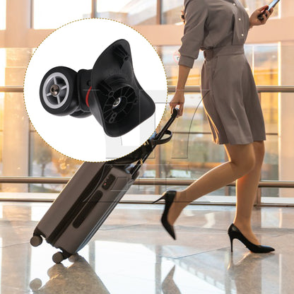 BQLZR W042S Swivel Caster Wheels Right Plastic & Metal with Screwdriver for Luggage