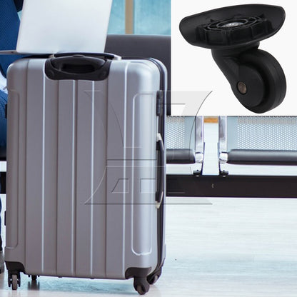 BQLZR 3.03" Overall Height Luggage Suitcase Wheels Black Right W293 with Screwdriver
