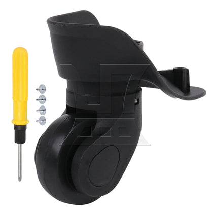 BQLZR Right W041-2S Luggage Wheels 3.62" Overall Height w/ Dual-purpose Screwdriver