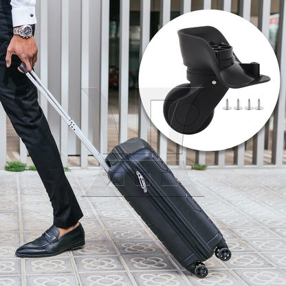 BQLZR Right W041-2S Luggage Wheels 3.62" Overall Height w/ Dual-purpose Screwdriver