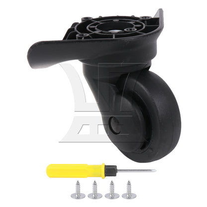 BQLZR Suitcase Luggage Replacement Swivel Casters Mute Wheel 2.95 Inches W076 Set
