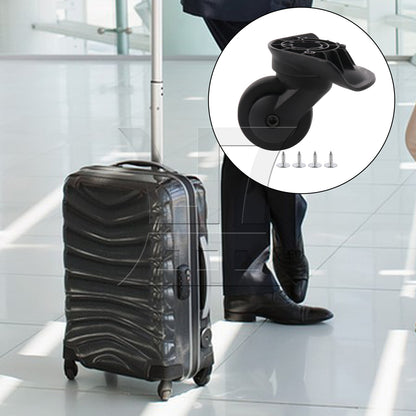 BQLZR Suitcase Luggage Replacement Swivel Casters Mute Wheel 2.95 Inches W076 Set