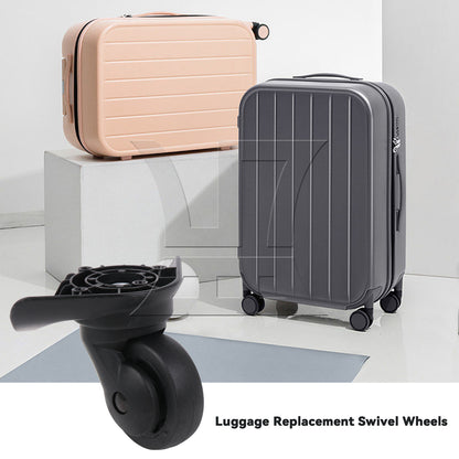 BQLZR Suitcase Luggage Replacement Swivel Casters Mute Wheel 2.95 Inches W076 Set
