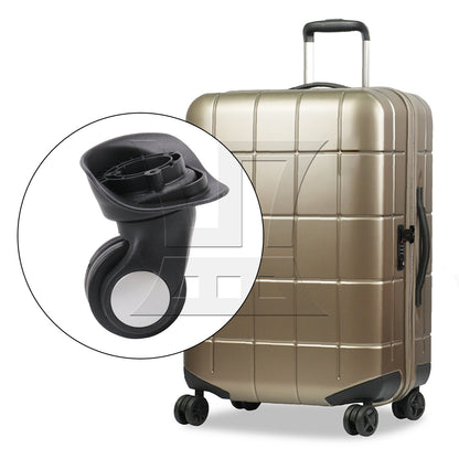BQLZR Luggage Spinner Wheel 3.43 Inches W024 Black Left for Suitcases Repair Part