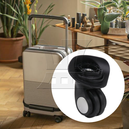 BQLZR Suitcase Luggage Caster Repair Mute Wheel 3.43 Inches W024 Right with Screws