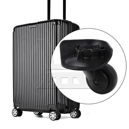 BQLZR Luggage Wheel Replacement Travel Suitcase Caster 3.27 Inches W187 Black Kit