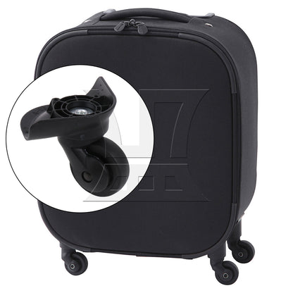 BQLZR Luggage Wheel Replacement Travel Suitcase Caster 3.27 Inches W187 Black Kit