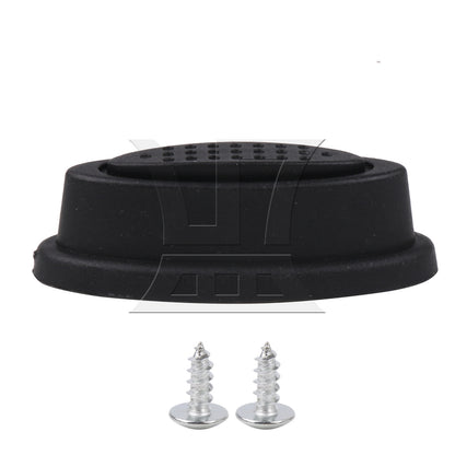 BQLZR Black Suitcases Luggage Part Bottom Stud Feet Stand Z020 2.2" x 0.83" w/ Screw