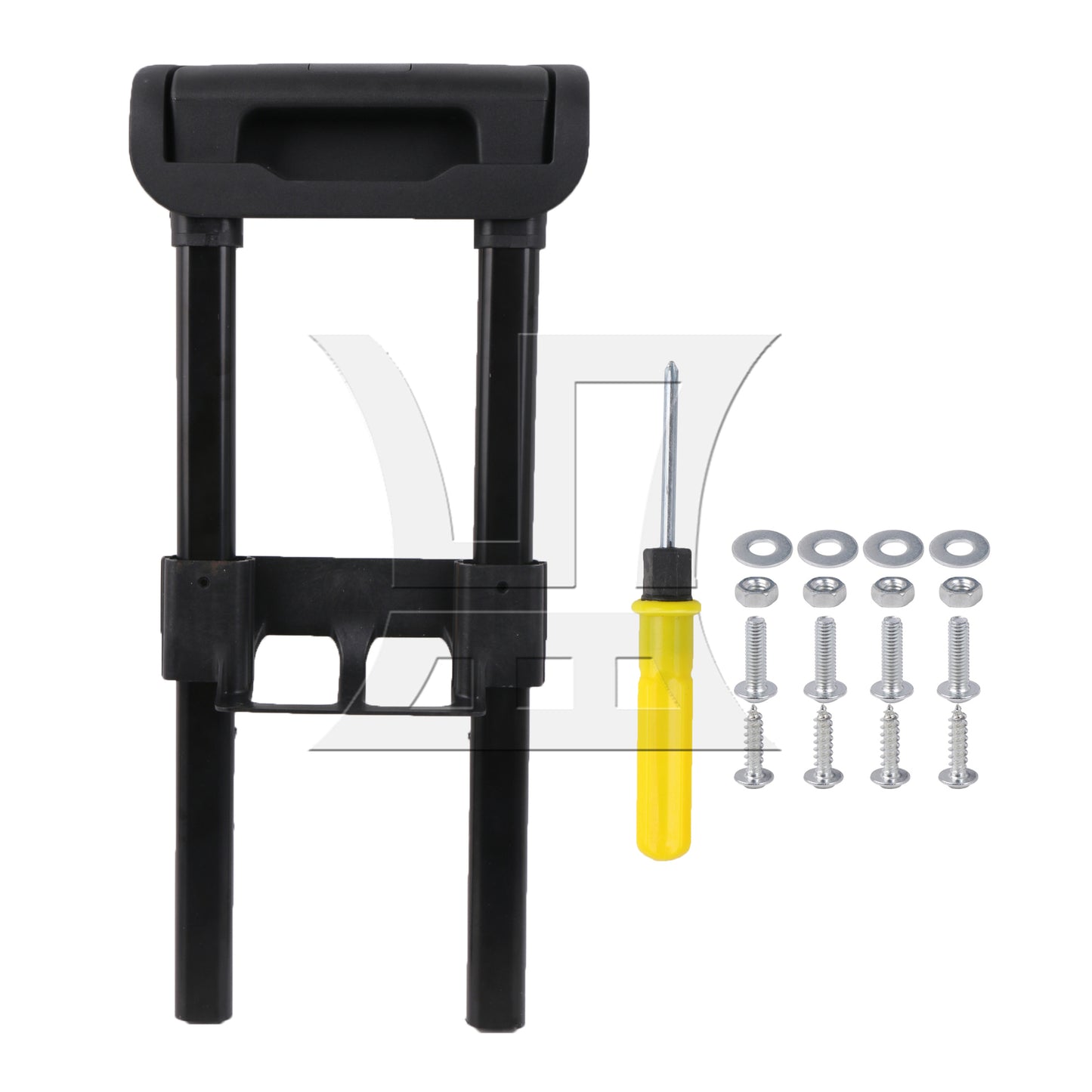 BQLZR Plastic 20 Inch Traveling Luggage Telescopic Handle 17.13 Inch Set with Screws