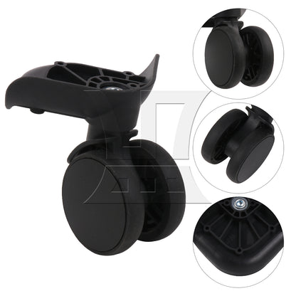 BQLZR 1 Pair Suitcase Wheels for Luggage Parts 360 Degree Swivel 3.43 Inches 603FT