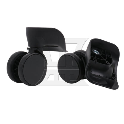 BQLZR 1 Pair Luggage Part Suitcase Wheels for Travel 360 Degree 3.78 Inch 603 Black