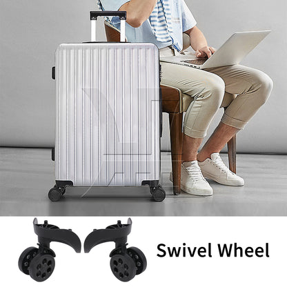 BQLZR 1 Pair Luggage Suitcase Wheels Casters Replacement for TZX-5 360 Degree 3.62"