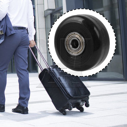 BQLZR 2Pieces Luggage Suitcase Wheel Roller 1.57" Diameter x 0.71" Thickness Black