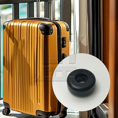 BQLZR 2Pieces Luggage Suitcase Wheel Roller 1.57" Diameter x 0.71" Thickness Black