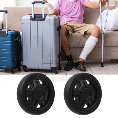 BQLZR 2Pieces Luggage Wheel 2.01"x0.43" Repair Hardware Replacement for Fj-51-11#